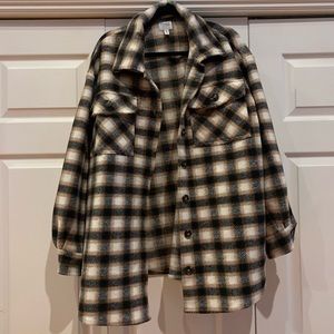 Plaid Shacket- Women’s Size XXL